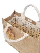 Заредете изображение във визуализатора на галерията – Jute Canvas Gift Bag With Pompom (S)