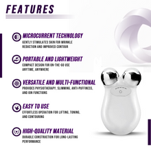 Заредете изображение във визуализатора на галерията – Microcurrent Facial Toning Massager