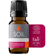 Заредете изображение във визуализатора на галерията – Organic Rose Geranium Essential Oil (Pelargoneum Graveolens) 10ml
