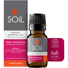 Заредете изображение във визуализатора на галерията – Organic Rose Geranium Essential Oil (Pelargoneum Graveolens) 10ml