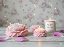 Load image into Gallery viewer, Huge Peony Candle | Sculptural Soy Wax