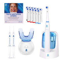 Заредете изображение във визуализатора на галерията – Pursonic Advanced Smile Care Bundle – LED Whitening Kit, Whitening Strips, & Electric Toothbrush
