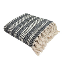 Заредете изображение във визуализатора на галерията – Woven Stripe Turkish Throw