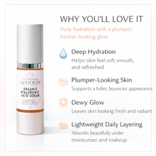 Load image into Gallery viewer, Organic Hyaluronic Acid Serum – Plumping Hydration 1 oz.