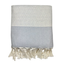 Заредете изображение във визуализатора на галерията – Diamond Stripe Turkish Throw