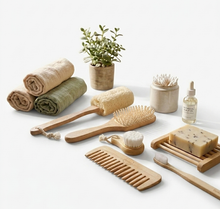 Заредете изображение във визуализатора на галерията – Zero-Waste Bath Accessories Bundle
