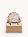 Terracotta Bread Warmer & Seagrass Basket | Tree of Life | KORISSA