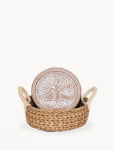 Заредете изображение във визуализатора на галерията – Bread Warmer &amp; Basket - Tree of Life Round
