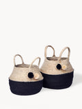 Naiya Foldable Basket Bag | Handwoven Natural-Dyed Jute | Fair Trade | KORISSA