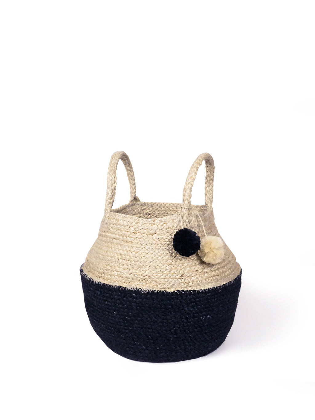 Naiya Foldable Basket Bag | Handwoven Natural-Dyed Jute | Fair Trade | KORISSA