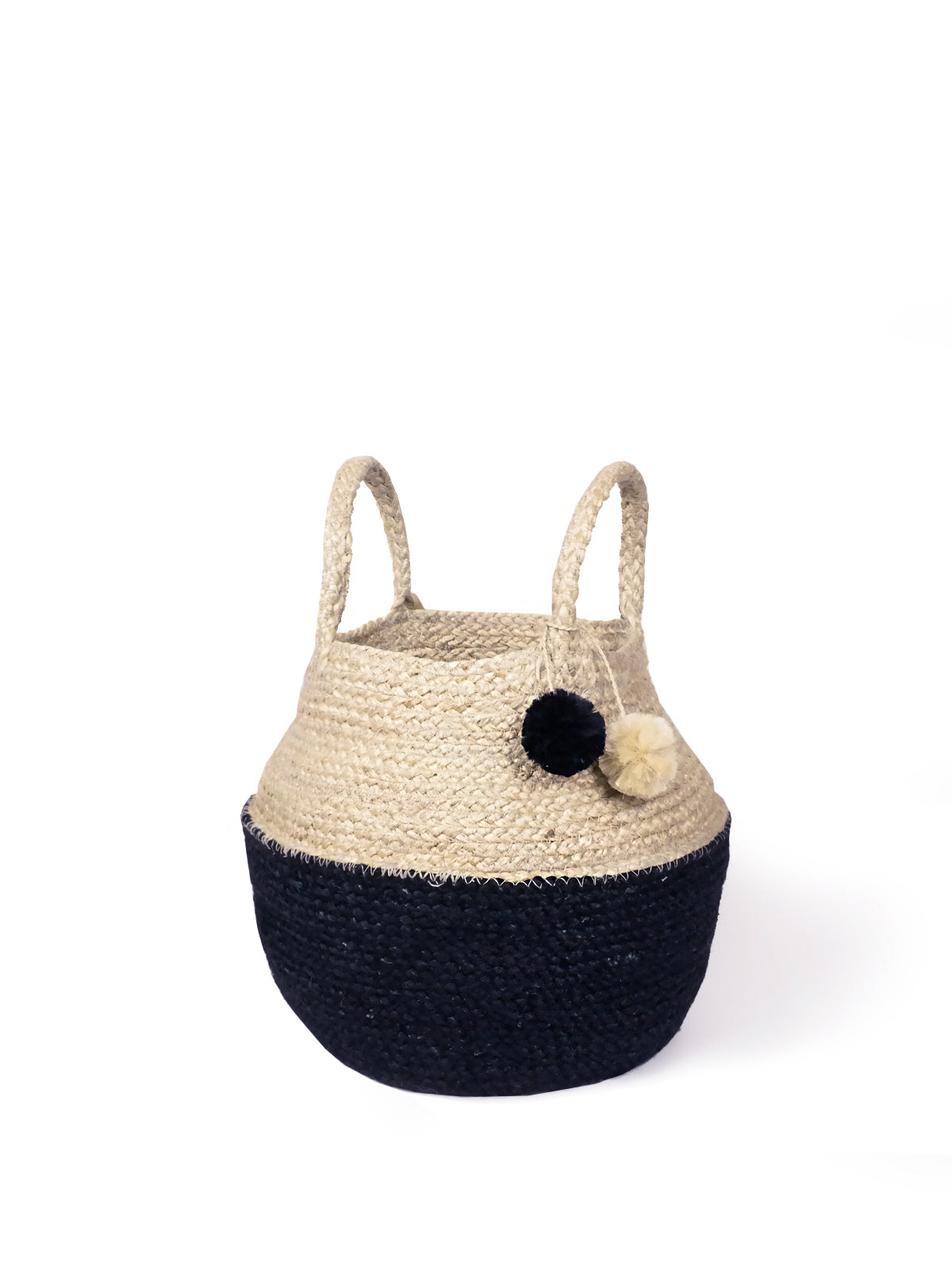 Naiya Foldable Basket Bag | Handwoven Natural-Dyed Jute | Fair Trade | KORISSA