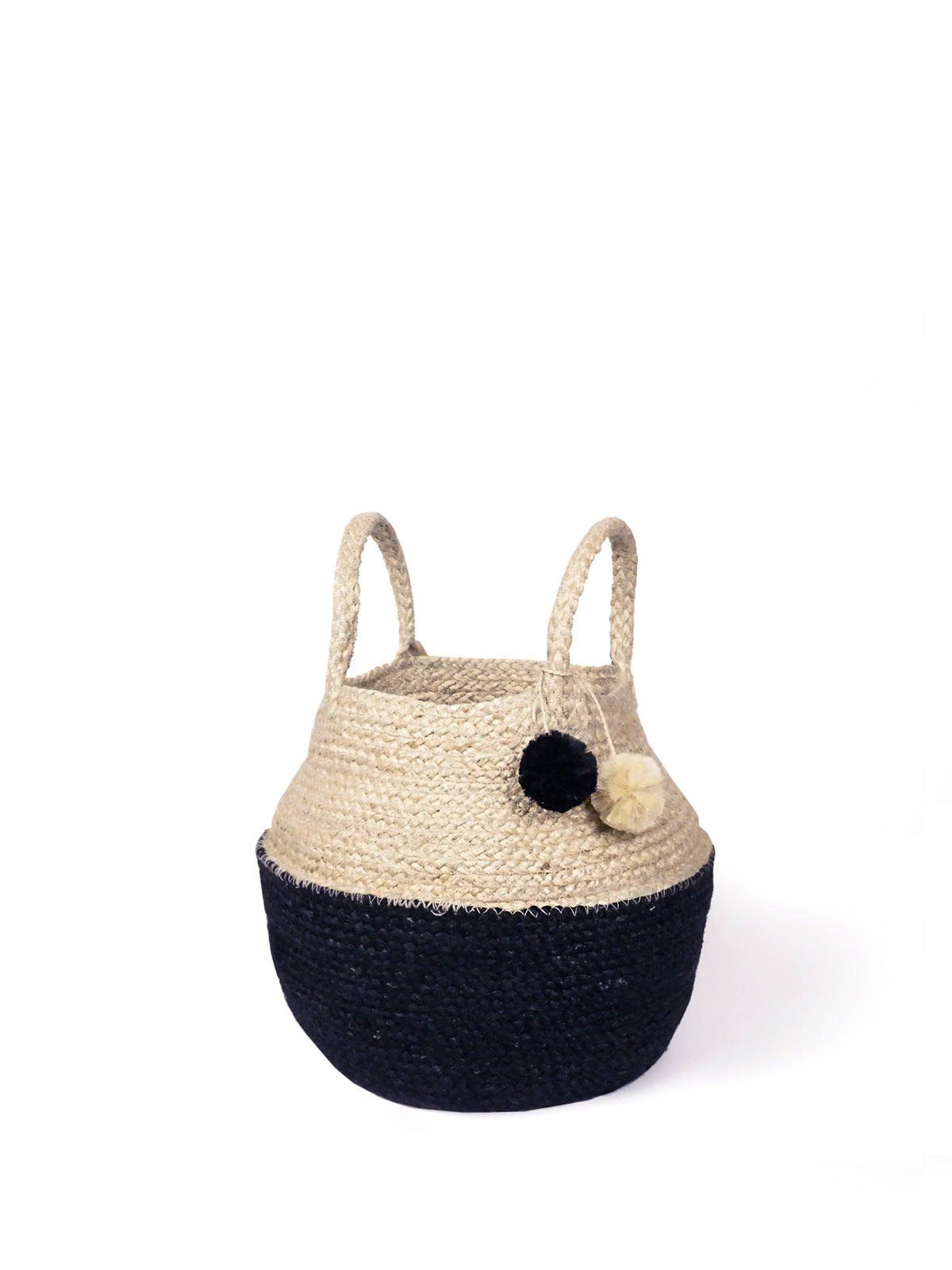 Naiya Foldable Basket Bag | Handwoven Natural-Dyed Jute | Fair Trade | KORISSA