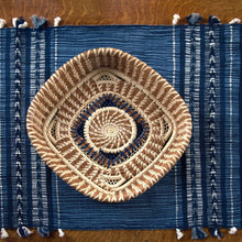 Load image into Gallery viewer, Handwoven Table Runner in Indigo Arrow
