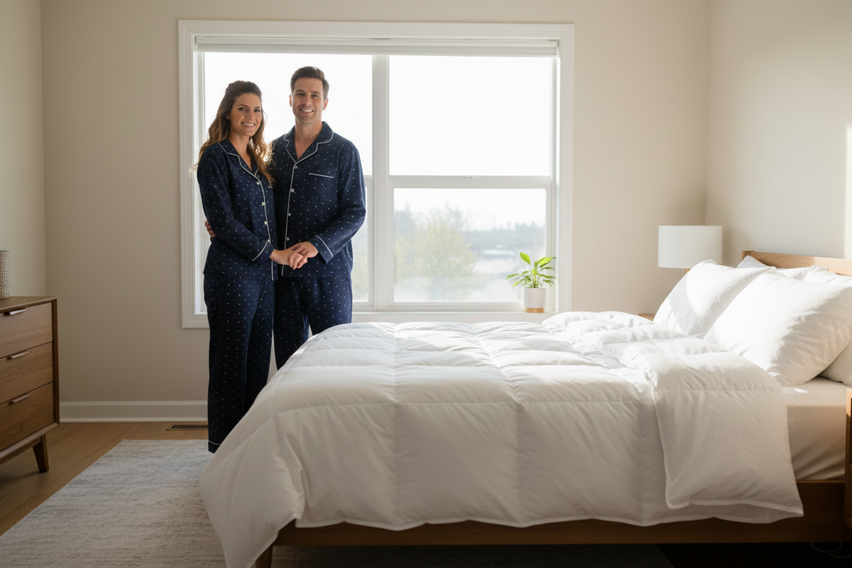 White Goose Down Comforter