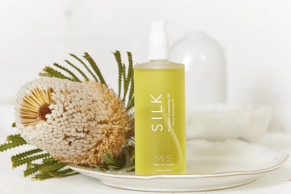 SILK Premiere Cleansing Oil | Ayurvedic Makeup Remover | Frankincense & Black Cumin | 4 fl oz
