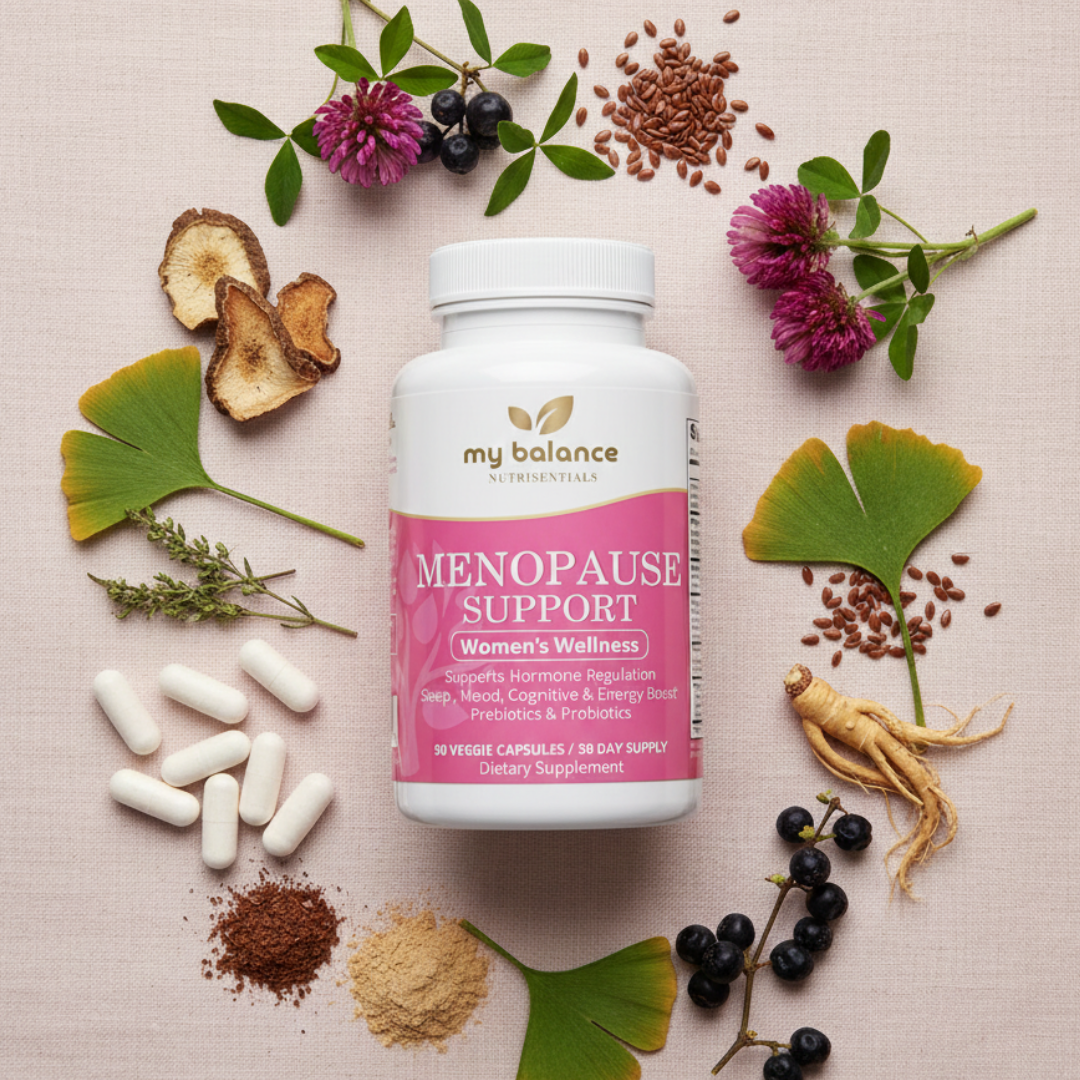 Menopause Support | Vitamin, Botanical & Probiotic Blend | My Balance