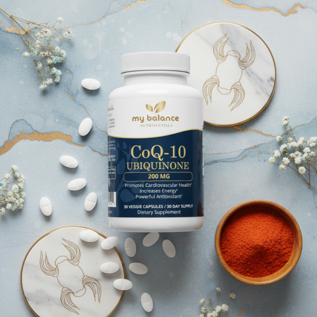 CoQ-10 Ubiquinone 200 mg | 30 Veggie Capsules | My Balance