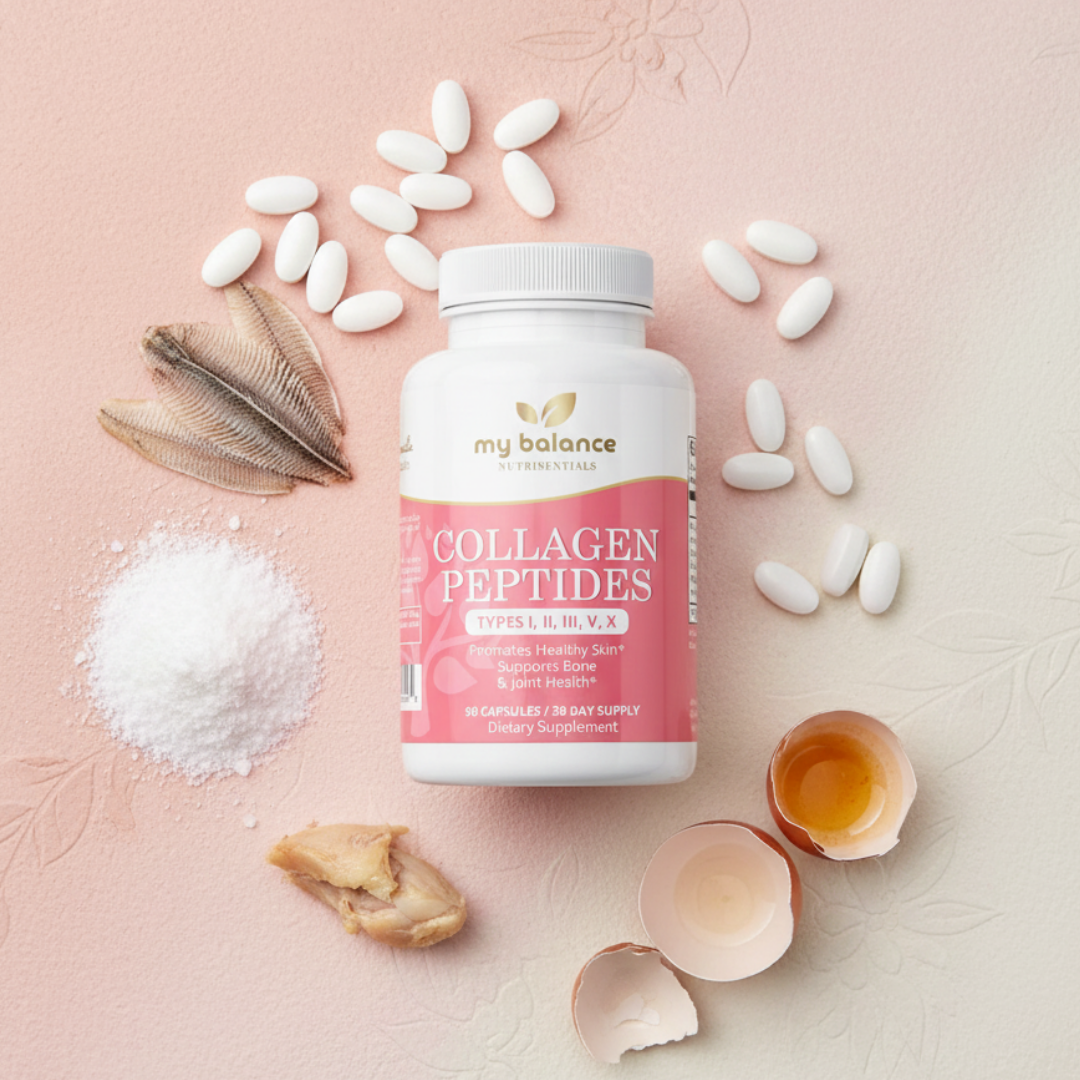 Collagen Peptides | Types I, II, III, V & X | My Balance