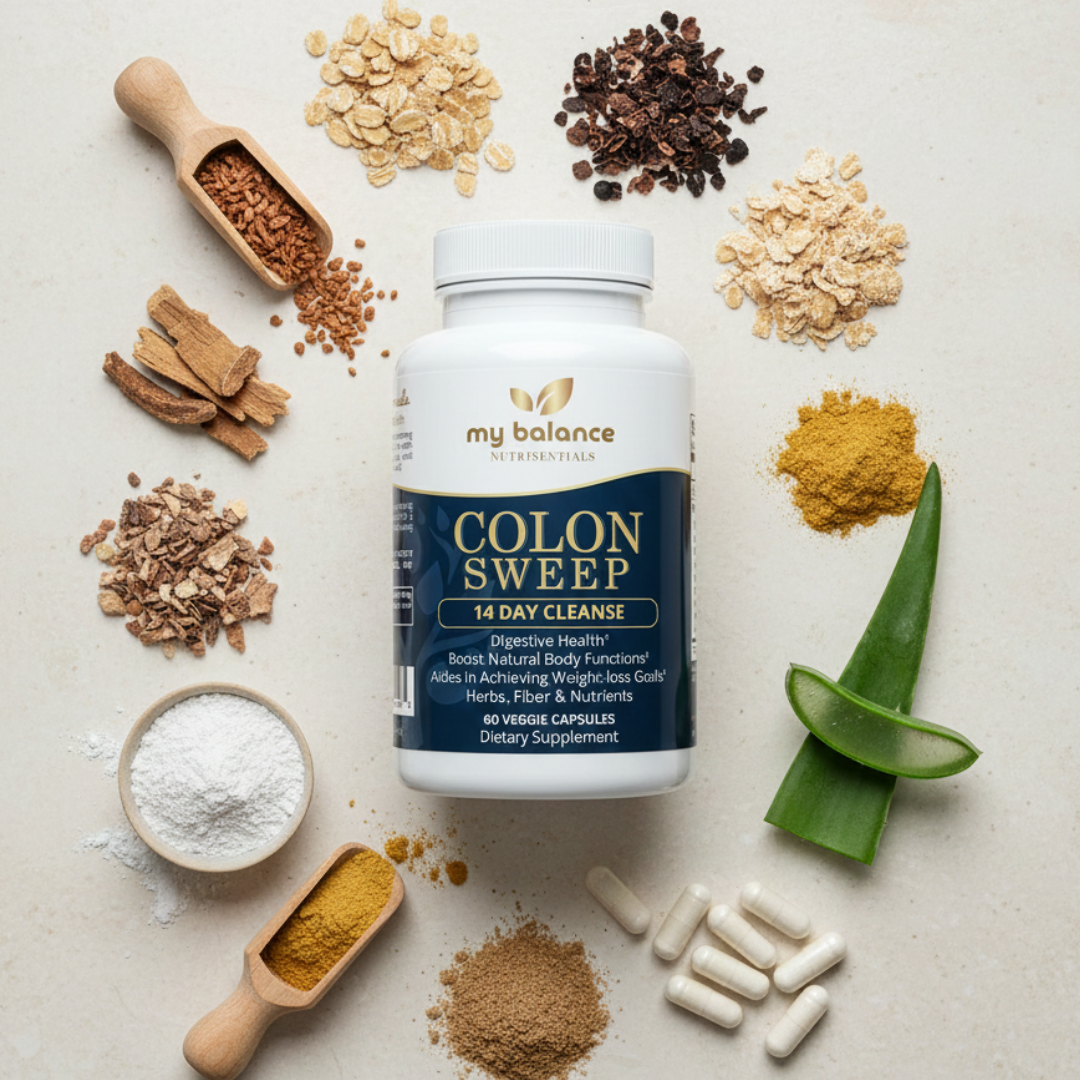 Colon Sweep | Botanical Blend with Psyllium & Probiotic Ingredients | My Balance
