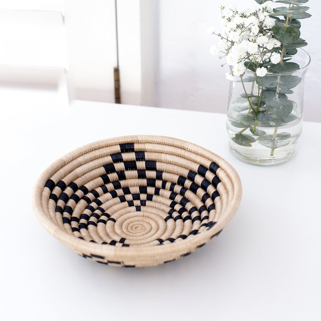 Bariku Woven Bowl | Sisal Spiral | Small & Medium | Azizi Life | KORISSA