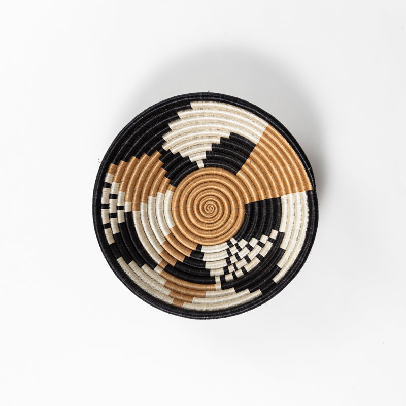 Boutique Diversiform Woven Basket Bowl | Limited Edition | Wall Decor | Azizi Life | Rwanda