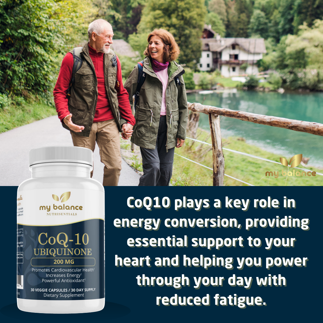 CoQ-10 Ubiquinone 200 mg | 30 Veggie Capsules | My Balance