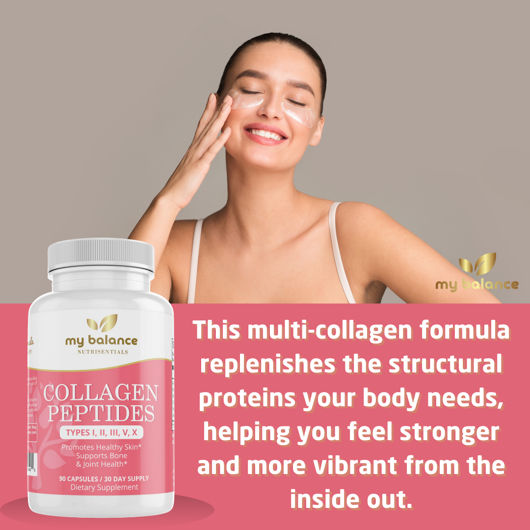 Collagen Peptides | Types I, II, III, V & X | My Balance