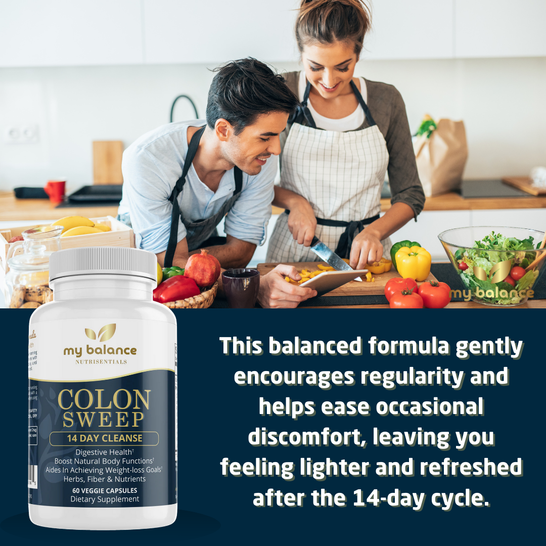 Colon Sweep | Botanical Blend with Psyllium & Probiotic Ingredients | My Balance