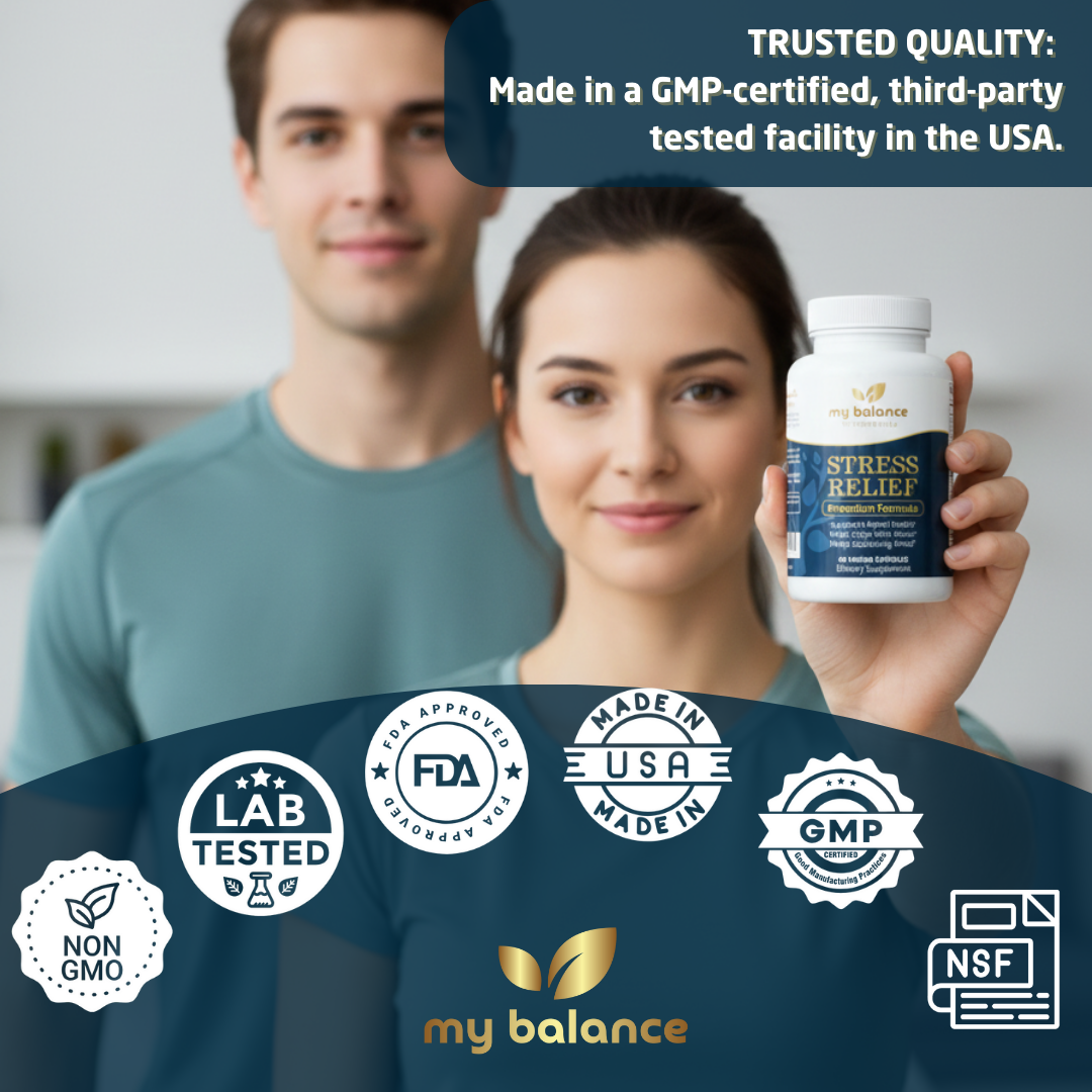 Herbal & Nutrient Complex | Ashwagandha, Rhodiola & L-Theanine | My Balance
