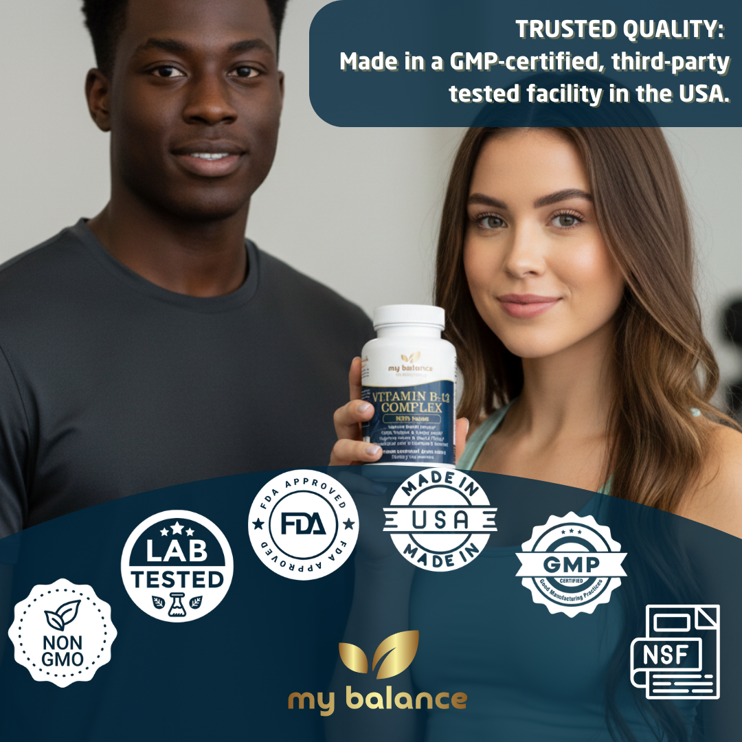 Vitamin B-12 Complex | With Choline & Inositol | My Balance