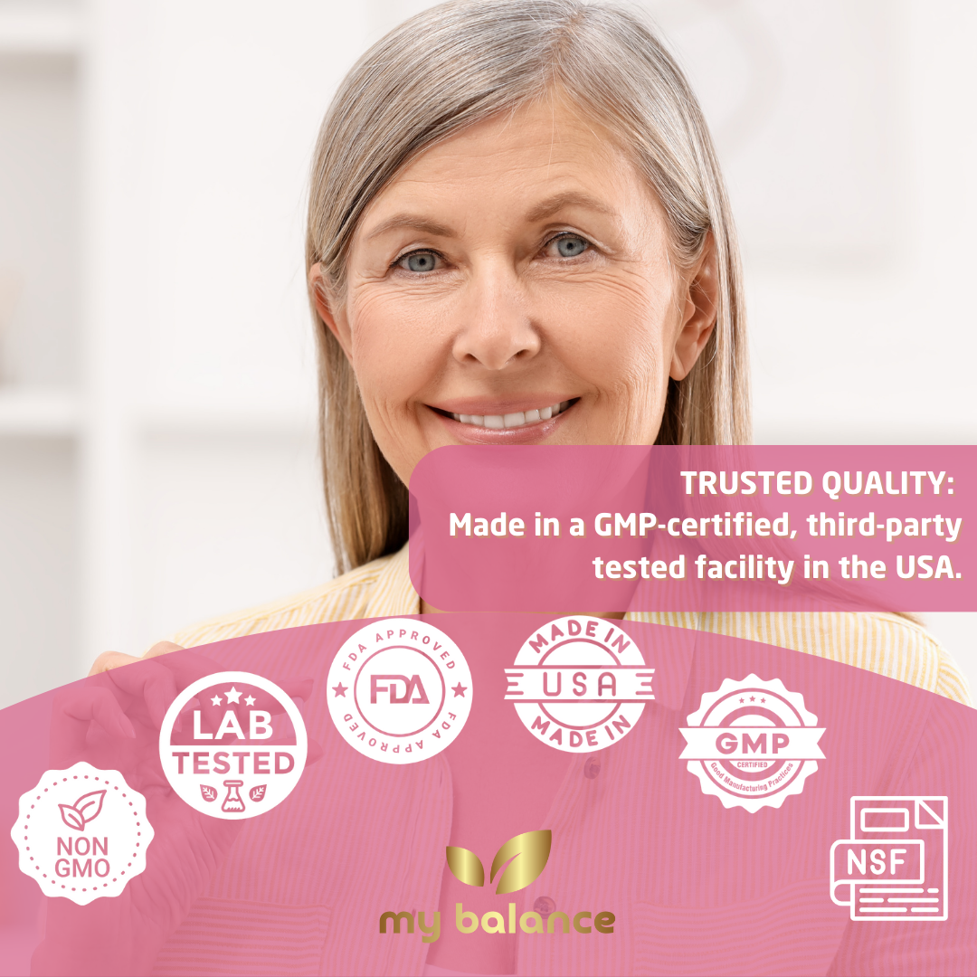 Menopause Support | Vitamin, Botanical & Probiotic Blend | My Balance