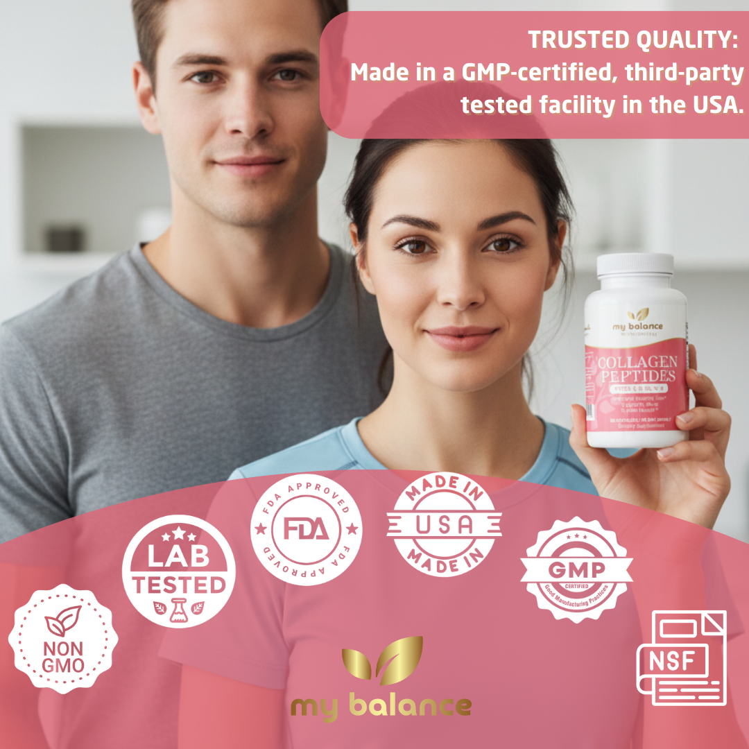 Collagen Peptides | Types I, II, III, V & X | My Balance