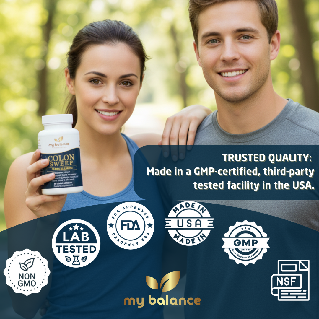 Colon Sweep | Botanical Blend with Psyllium & Probiotic Ingredients | My Balance