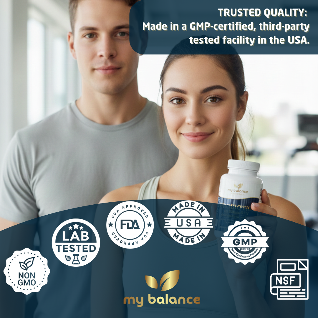 Probiotics 60B | With FOS & MAKTREK® | My Balance
