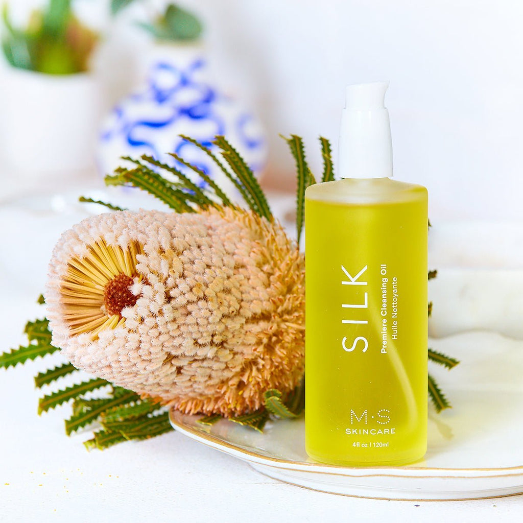 SILK Premiere Cleansing Oil | Ayurvedic Makeup Remover | Frankincense & Black Cumin | 4 fl oz