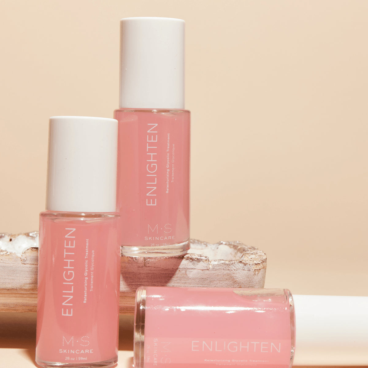 ENLIGHTEN | Glycolic Acid Re-Texturizing Treatment | Red Seaweed + Hibiscus + Rose | 2 fl oz