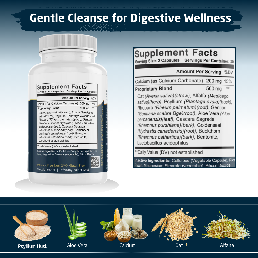 Colon Sweep | Botanical Blend with Psyllium & Probiotic Ingredients | My Balance