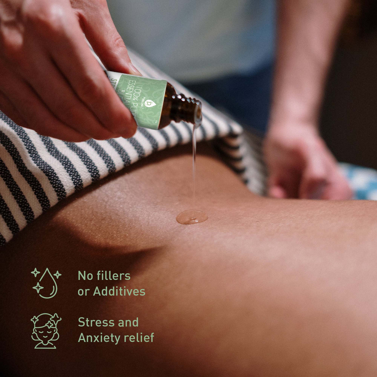 Pursonic Aromatherapy Bliss Bundle: Lava Stone Bracelet + Pure Essential Oils