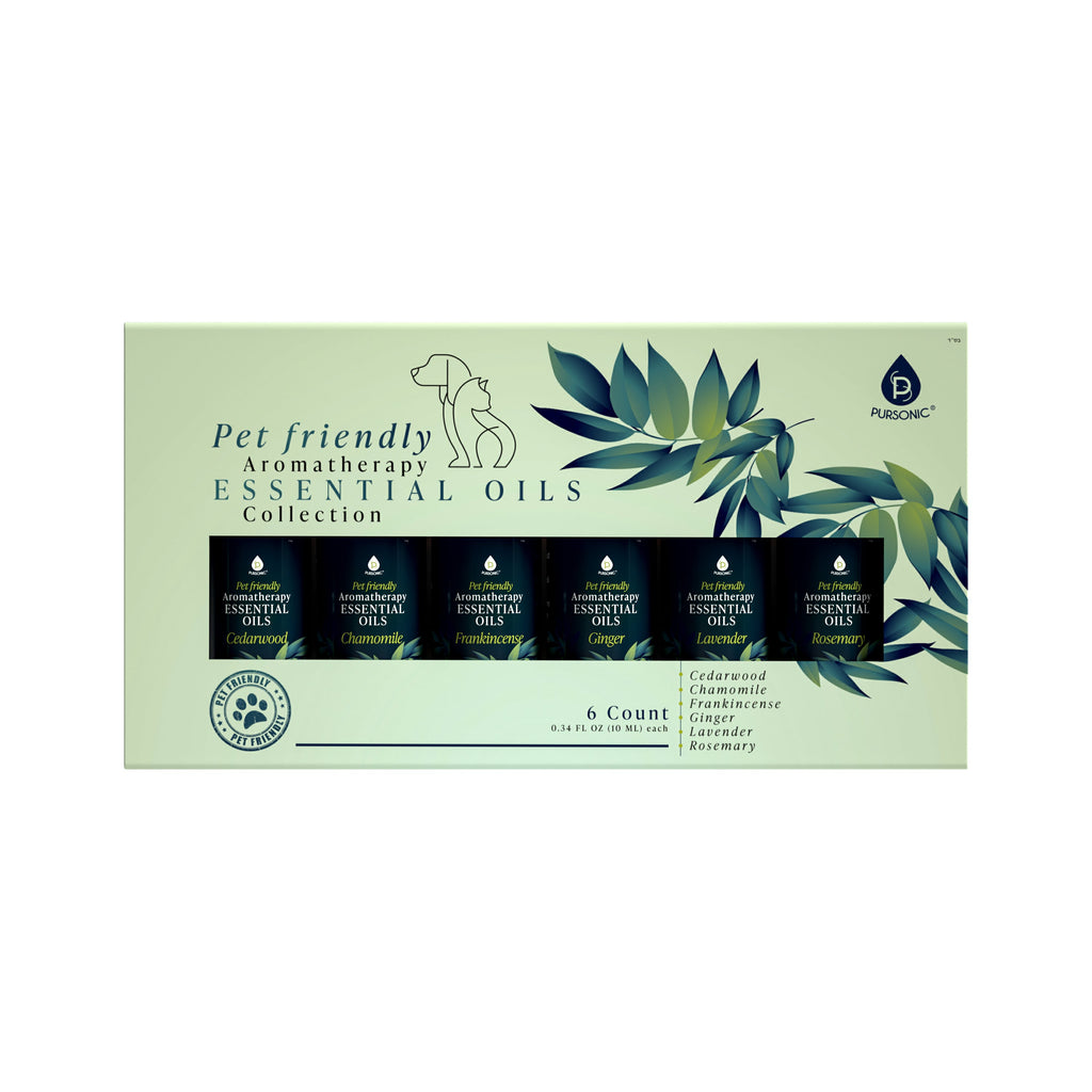 Pet-Friendly Aromatherapy Essential Oils | 6-Pack Collection | Safe for Dogs & Cats