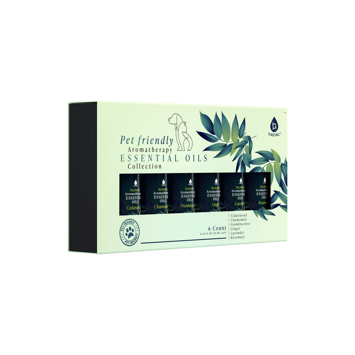 Pet-Friendly Aromatherapy Essential Oils | 6-Pack Collection | Safe for Dogs & Cats
