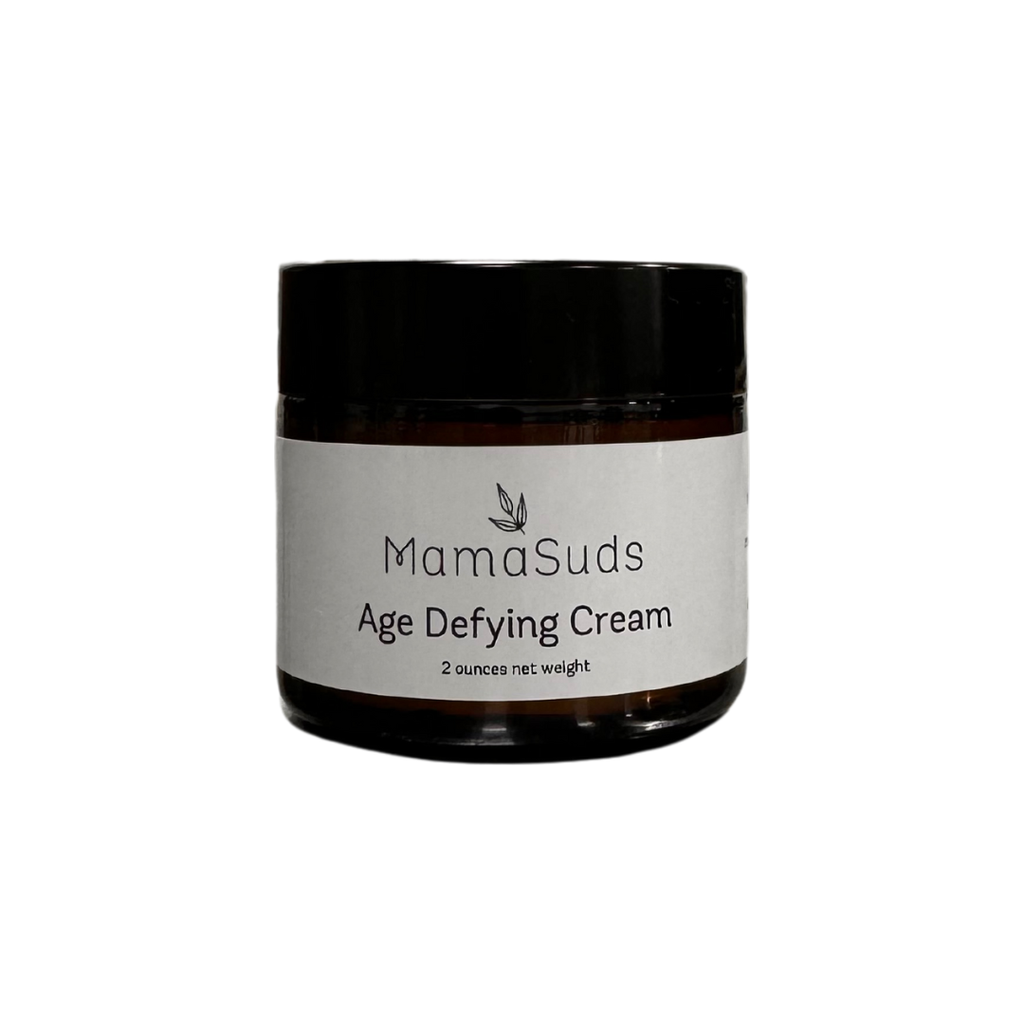 MamaSuds Natural Moisturizing Cream | Rosehip & Grapeseed | EWG Rated 1 | 2 oz Glass Jar