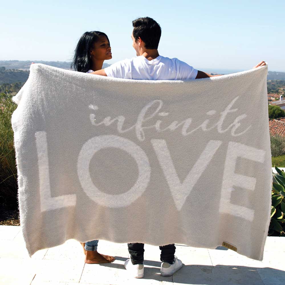 Infinite Love Throw Blanket | BIG LOViE | 48" × 72"