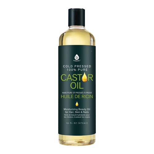 100% Pure Cold Pressed Castor Oil 16 Oz