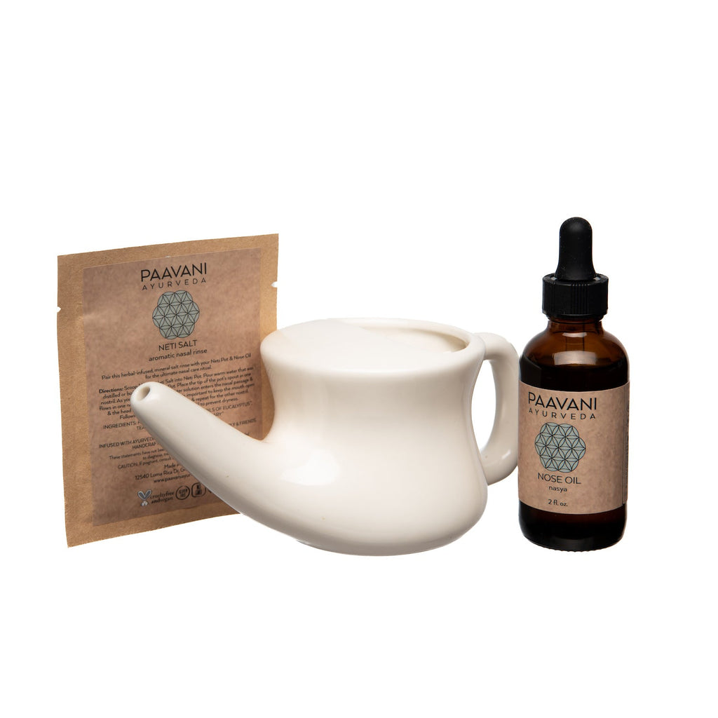 Nasal Care Ritual | Ayurvedic Neti & Nasya Kit | PAAVANI Ayurveda
