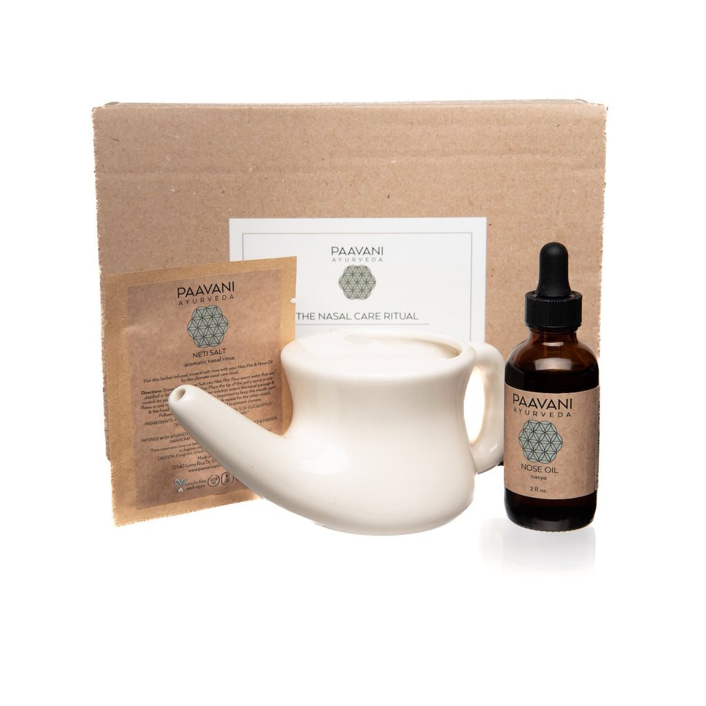 Nasal Care Ritual | Ayurvedic Neti & Nasya Kit | PAAVANI Ayurveda