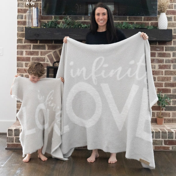 Infinite Love Throw Blanket | BIG LOViE | 48" × 72"