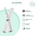 BeNat Rechargeable Electric Eyelash Curler | 3 Heat Settings | Smart LED | 24-Hour Curl