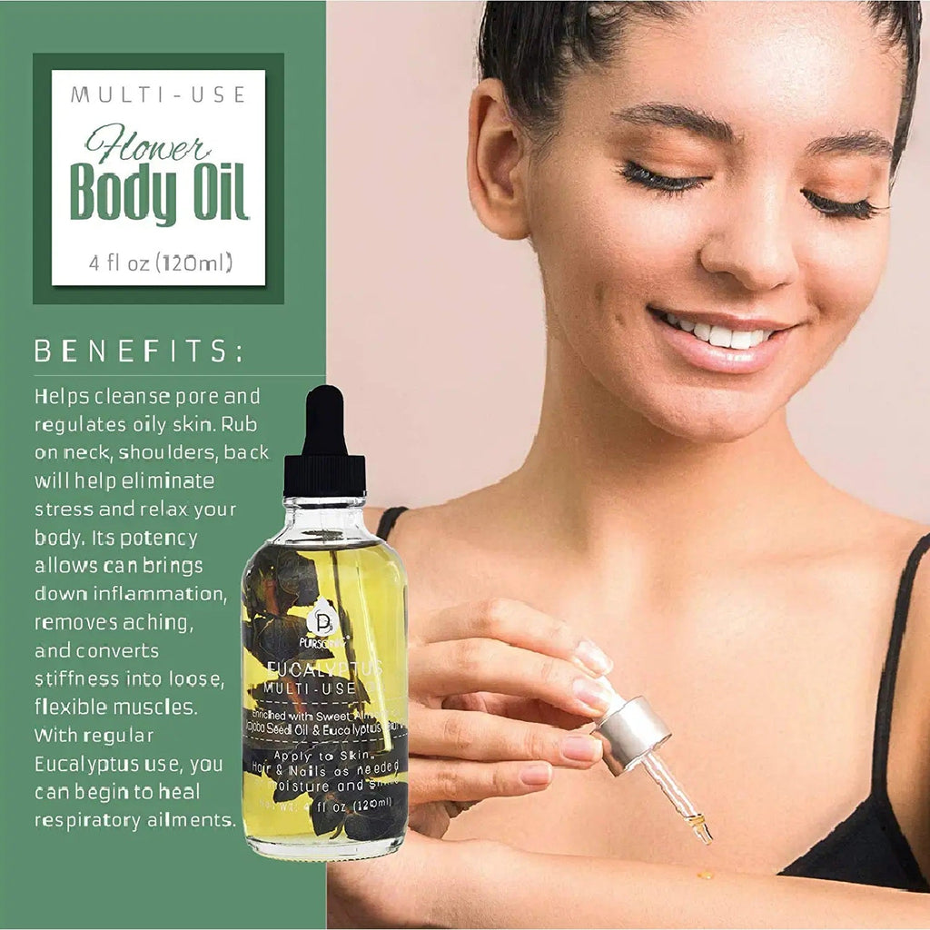 Huiles Corporelles Multi-usages Fleur d'Eucalyptus 120 ml