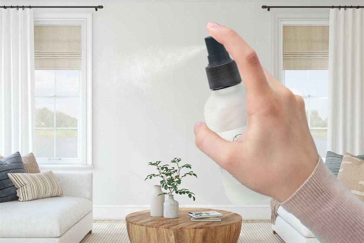Eucalyptus 3-in-1 Mist Spray | Shower, Room & Fabric | 4oz Frosted Glass