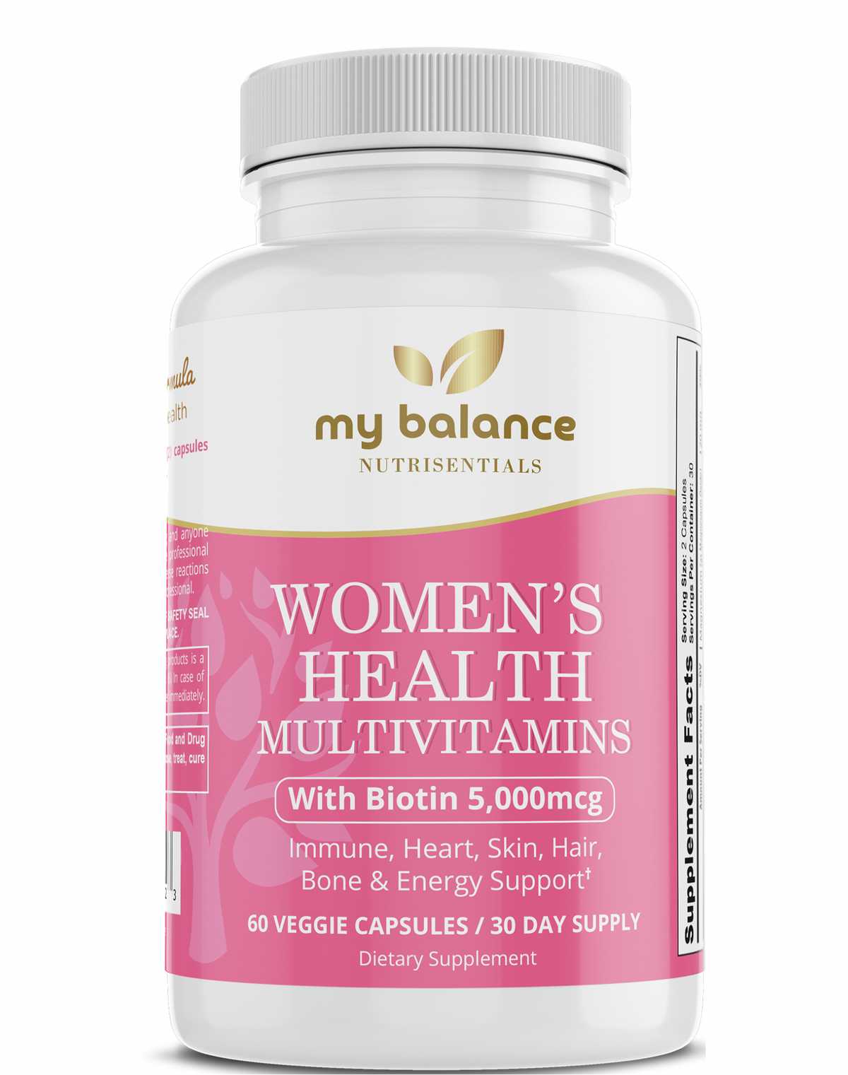 Women's Multivitamin | Vitamins, Minerals & Botanical Blend | 60 Capsules